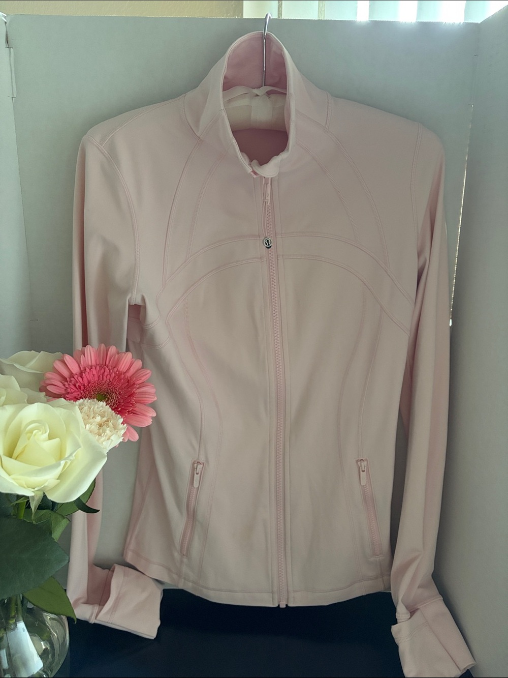 lululemon athletica Women's Pink Full-Zip Jacket